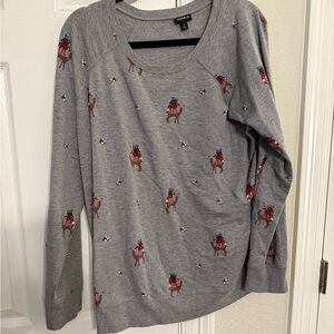 Torrid Gray Knit Top